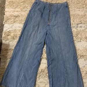 Forever 21 wide legged jeans